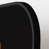 Zwarte 4 Luxe Pickleball Paddle, Abyssiniaanse Sch Paddle (Links Detail)