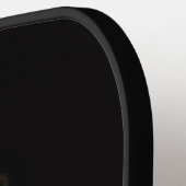 Zwarte 4 Luxe Pickleball Paddle, Aussie Shepard Paddle (Links Detail)