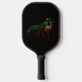 Zwarte 4 Luxe Pickleball Paddle, bidsprinkhaan Paddle (Voorkant)