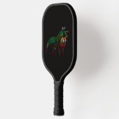 Zwarte 4 Luxe Pickleball Paddle, bidsprinkhaan Paddle (Links)