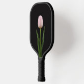 Zwarte 4 Luxe Pickleball Paddle, Blush Roze Tulp Paddle (Links)