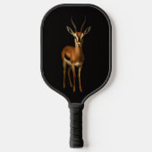 Zwarte 4 Luxe Pickleball Paddle, Elegante Gazella Paddle (Voorkant)