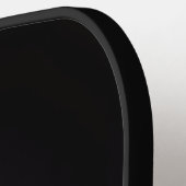 Zwarte 4 Luxe Pickleball Paddle, Gouden Sleutel va Paddle (Links Detail)