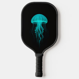 Zwarte 4 Luxe Pickleball Paddle, Groene Kwallen Paddle
