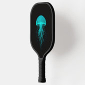 Zwarte 4 Luxe Pickleball Paddle, Groene Kwallen Paddle (Links)