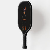 Zwarte 4 Luxe Pickleball Paddle, Guardian Doberman Paddle (Links)