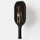 Zwarte 4 Luxe Pickleball Paddle, Haarloze Terrier Paddle (Links)