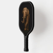 Zwarte 4 Luxe Pickleball Paddle, Indische Olifant Paddle (Links)