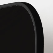 Zwarte 4 Luxe Pickleball Paddle, Koraalvlinder Paddle (Links Detail)