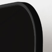 Zwarte 4 Luxe Pickleball Paddle, Lorikeet Papegaai Paddle (Links Detail)