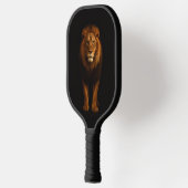 Zwarte 4 Luxe Pickleball Paddle, Majestueuze Leeuw Paddle (Links)