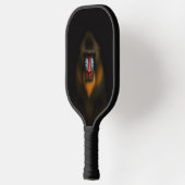 Zwarte 4 Luxe Pickleball Paddle, Mandrill-aap Paddle (Links)