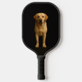 Zwarte 4 Luxe Pickleball Paddle Minimalistische La (Voorkant)