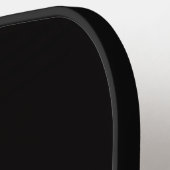Zwarte 4 Luxe Pickleball Paddle, Mioritische Herde Paddle (Links Detail)