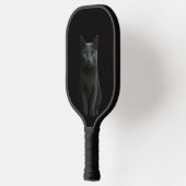 Zwarte 4 Luxe Pickleball Paddle, Russische Blauwe Paddle (Links)