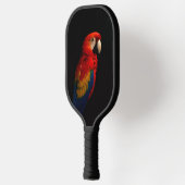 Zwarte 4 Luxe Pickleball Paddle, Scarletten Papega Paddle (Links)