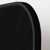 Zwarte 4 Luxe Pickleball Paddle, Scarletten Papega Paddle (Links Detail)