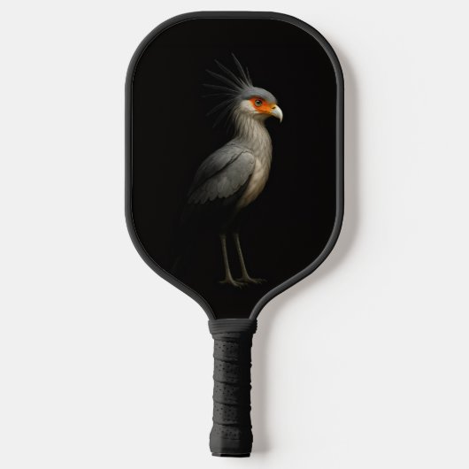 Zwarte 4 Luxe Pickleball Paddle, Secretarybird Paddle (Achterkant)