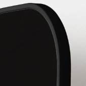 Zwarte 4 Luxe Pickleball Paddle, Shoebill Vogel Paddle (Links Detail)