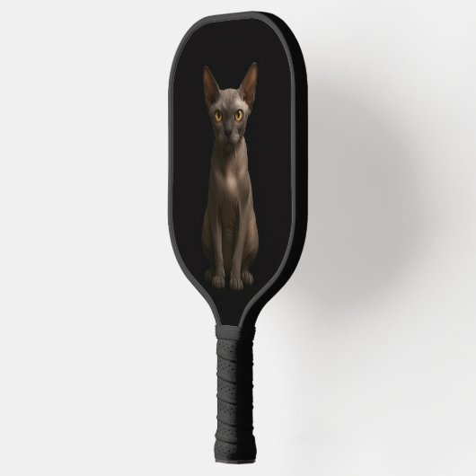 Zwarte 4 Luxe Pickleball-paddle, Sphynx-kat Pickleball Paddle (Links)