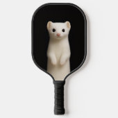 Zwarte 4 Luxe Pickleball Paddle, stijlvolle Hermel Paddle (Voorkant)