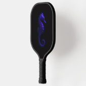 Zwarte 4 Luxe Pickleball Paddle, Violet Zeepaard Paddle (Links)