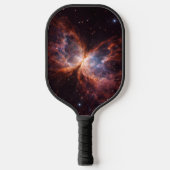 Zwarte 4 Luxe Pickleball Paddle, Vlindernevel Paddle (Voorkant)