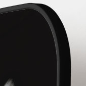 Zwarte 4 Luxe Pickleball Paddle, Zachte Lemur Paddle (Links Detail)
