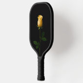 Zwarte 4 Luxe Pickleball Paddle, Zonovergoten Gele Paddle (Links)