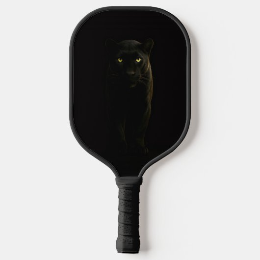 Zwarte 4 Luxe Pickleball Paddle, Zwarte Panter Paddle (Achterkant)
