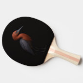 Zwarte 4 Luxe pingpongbat, Rode Amerikaanse Reiger Tafeltennisbatje (Zijkant)