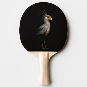 Zwarte 4 Luxe pingpongbat, Secretarisvogel Tafeltennisbatje