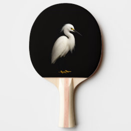 Zwarte 4 Luxe pingpongbat, Sneeuwreiger Tafeltennisbatje