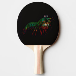 Zwarte 4 Luxe pingpongpaddle, bidsprinkhaan Tafeltennisbatje