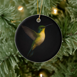 Zwarte 4 Luxe Sierobject met Vliegende Vogel Keramisch Ornament