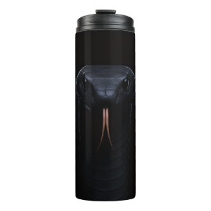 Zwarte 4 Luxe Thermische Bekercan, Zwarte Mamba Thermosbeker