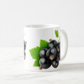 Zwarte aaltjes koffiemok (Voorkant rechts)