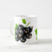 Zwarte aaltjes koffiemok (Voorkant links)