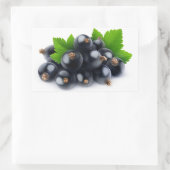 Zwarte aaltjes rechthoekige sticker (Tas)