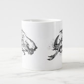 Zwarte aamshaai grote koffiekop (Voorkant)