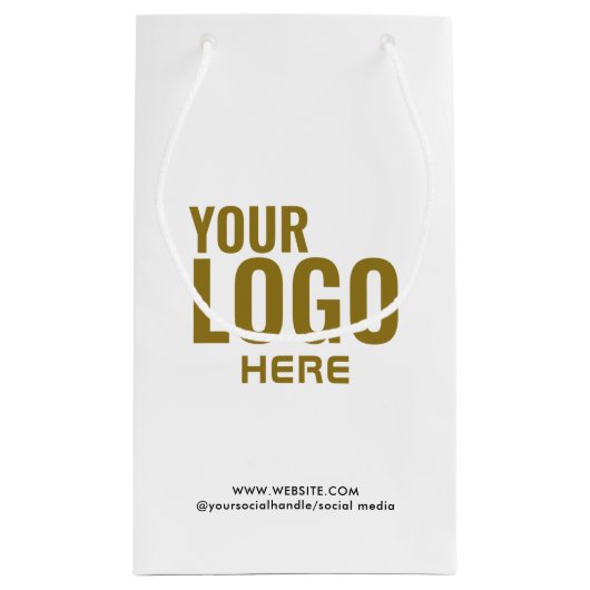 Zwarte aangepaste cadeautas bedrijfslogo bulk (Achterkant)