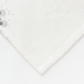 Zwarte aangepaste foto-sjabloon en pagina's en tek fleece deken (Hoek)