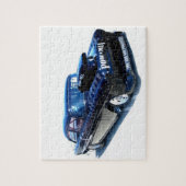 Zwarte, aangepaste POW klassieke auto Legpuzzel (Verticaal)