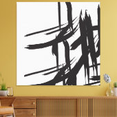 Zwarte aanvallen van ©Lorena Depante Canvas Afdruk (Insitu (Woonkamer))