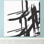 Zwarte aanvallen van ©Lorena Depante Canvas Afdruk (Insitu (Houten vloer))