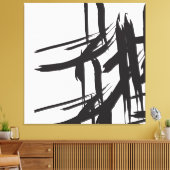 Zwarte aanvallen van ©Lorena Depante Canvas Afdruk (Insitu (Woonkamer))