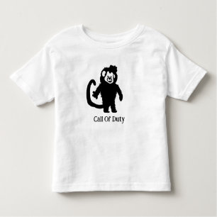 Zwarte aap kinder shirts