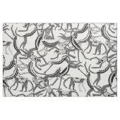 zwarte aap stof (Fat Quarter)