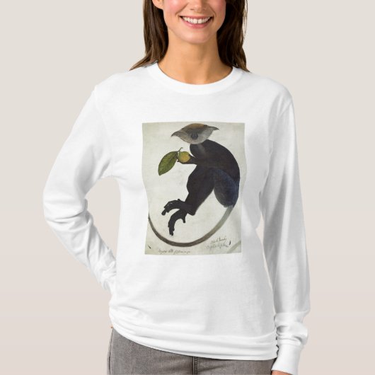 Zwarte aap t-shirt (Voorkant)