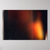 Zwarte abstracte achtergrond. Fotoeffect. Retrofie Poster (Voorkant)